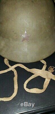 Rare Star Ww2 Wwii Imperial Japanese Army Helmet Japan Collectible Antique