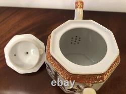 Rare Vintage Japanese Noritake teapot gold hand painted made In Japan Circa 1900