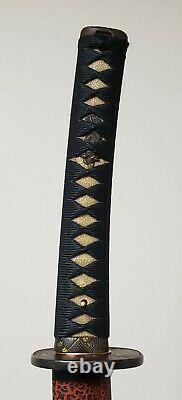 Real Antipue KOSHIRAE for Japanese long swords KATANA with good TSUBA