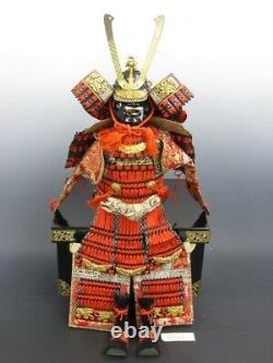 SAMURAI Japanese YOROI NINGYO KABUTO Mini GOGATSU Armor Suit