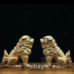 SHISA / KOMAINU / Guardian Dog Lion Sculpture Crafts Finest