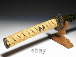 SUPERB ONI TSUBA LONG KATANA KOSHIRAE Japanese Edo Original Sword Antique