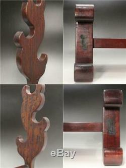 SWR182 Japanese wooden Crane and pine three type Sword Rack stand #katana kake