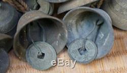 Samurai horse bells Japan Edo era 1800s antique Japanese manufacture