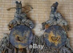 Samurai horse bells Japan Edo era 1800s antique Japanese manufacture