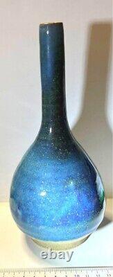 Shigaraki Ware Vase Era Unknown height 9.6inch Japanese Antique