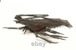 Signed Meiji Era (1868-1912) Jizai Okinomo Copper Articulated Crayfish, RARE