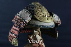 TETSU SABIJI 20 KEN 2 HOUJIRO ZABOSHI SUJI KABUTO (helmet) of YOROI (armor) EDO