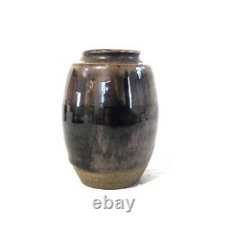 Tea Caddy Kyo Chaire Pottery Container Canister Tea Ceremony Japan U-0842