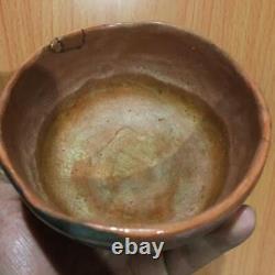 Tea ceremony Antiques A Very Old Red Cup Came Out Of Warehouse. Matcha Tea Bowl. T