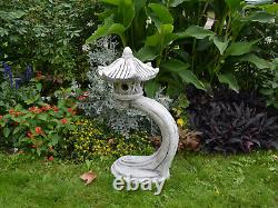 Top! Solid Large Rankei Japanschische Stone Lamp Made cast stone Frost Resistant