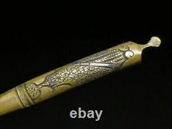 Tsuba Fuchigashira Kogai Kozuka Japanese Sword Katana Antique Japan Edo Period