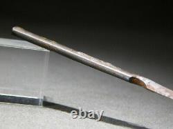 VERY RARE EDO-HIGO Iron Short KOGAI 18-19thC Japanese Edo Tsuba Koshirae Antique