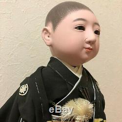 Vintage Japanese ichimatsu doll japanese doll boy kimono Antique doll from japan