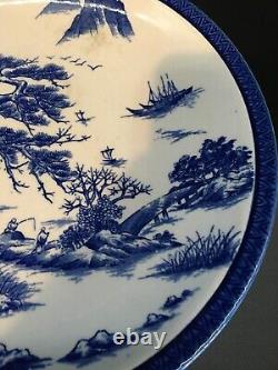 Vintage japanese Arita ware Large plate Japanese style old technique pattern
