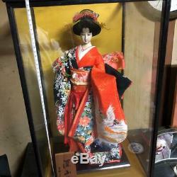 Vintage japanese doll kimono Geisha beautiful Figure Kyoto Japan antique