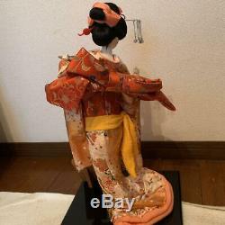 Vintage japanese doll kimono Geisha beautiful Figure Kyoto antique 41cm 16.1