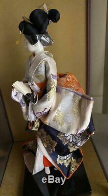 Vintage japanese doll kimono Geisha beautiful Figure antique japan 46.0cm 18.1