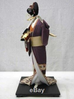 Vintage japanese doll kimono Geisha beautiful Figure antique japan 47.0cm 18.5