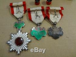 WWII WW2 JAPANESE ARMY ORDER RISING SUN 8th 7th 6th MEDAL ANTIQUE RARE badge