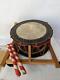 Wadaiko Drum with Drumsticks and Stand, 13.5inch diameter, 15.7 inch wide