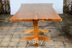 Walnut Conoid Dining Table in the style of George Nakashima-Rare