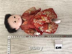 Y3576 NINGYO Boy Doll figure figurine kimono Japanese vintage antique Japan