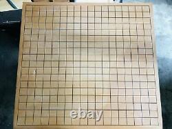 Y3770 GO wood board with legs strategy game Japanese antique Japan vintage