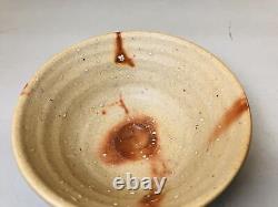Y5691 CHAWAN Bizen-ware signed box Japan antique tea ceremony bowl pottery