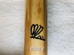 Y6144 CHASHAKU Bamboo scoop signed box master's note Japan Tea Ceremony antique