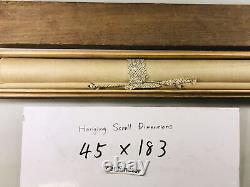 Y6349 KAKEJIKU Beautiful woman signed box Japan antique hanging scroll interio