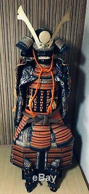 YOROI SET Japan Samurai Busho Armor Kabuto Menpo Dou Sode Kote Haidate Suneate