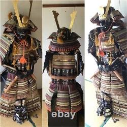Yoroi Japanese Armor Samurai Kabuto Wearable Antique Vintage full Armor japan