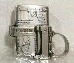 Zippo Oil Lighter Lupine III Gun Action Special Edition Silver 43379-6203 Anime
